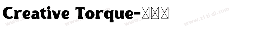 Creative Torque字体转换